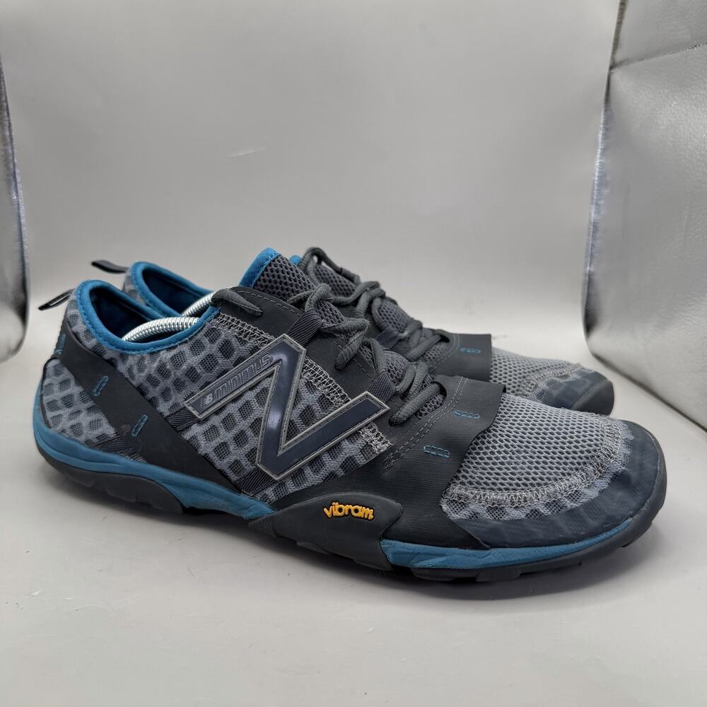 New Balance Minimus MT10 v1 Shoes Mens Size 14 D Gray Blue Trail Sneakers MT10GD
